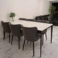 Residence - Bishan | Product Seen: [Sintered x Rishi Dining Table - W1800 & Justin Side Chair]